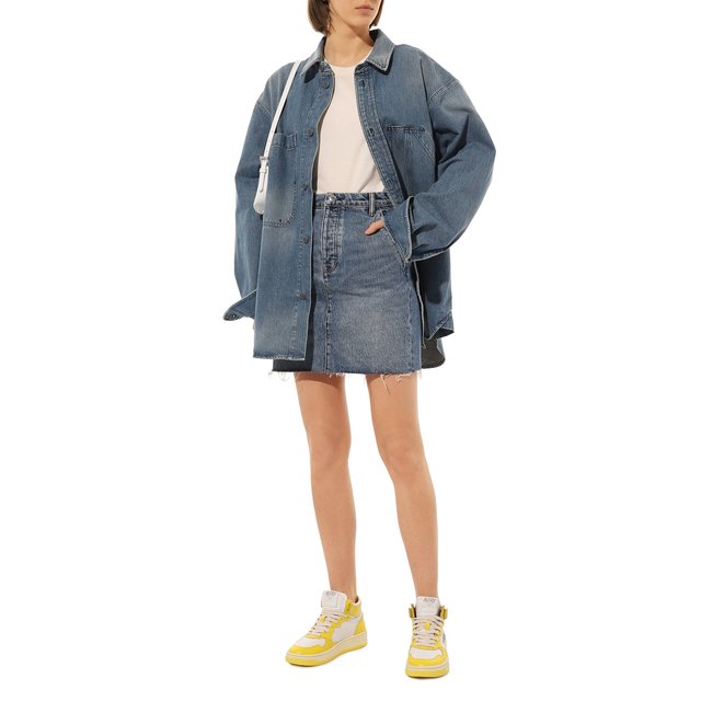 фото Кожаные кеды medalist mid autry