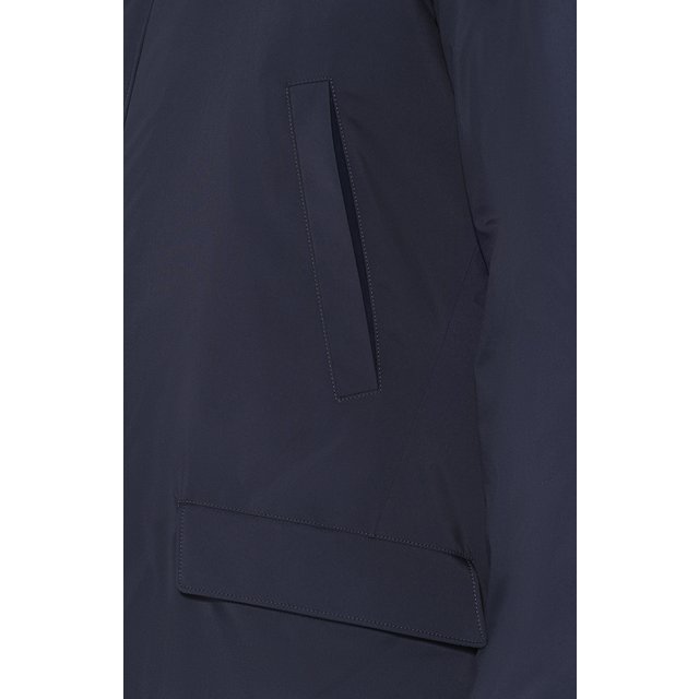 фото Куртка на молнии с внутренней меховой отделкой loro piana