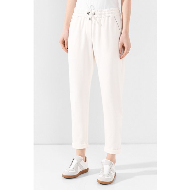 фото Хлопковые брюки brunello cucinelli