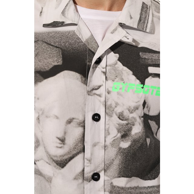 фото Хлопковая рубашка diego venturino