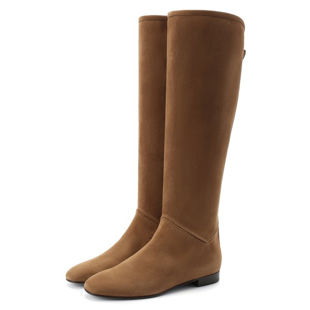 фото Замшевые сапоги jeanne loro piana