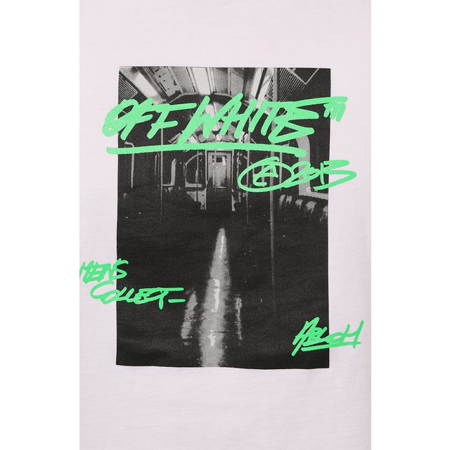 фото Хлопковая футболка off-white