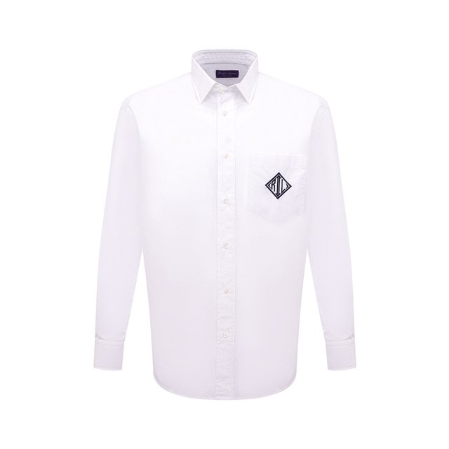 фото Хлопковая рубашка ralph lauren