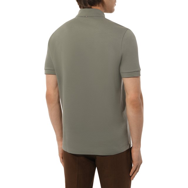 фото Хлопковое поло boss