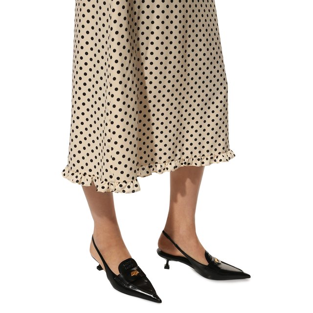 фото Кожаные туфли miu miu