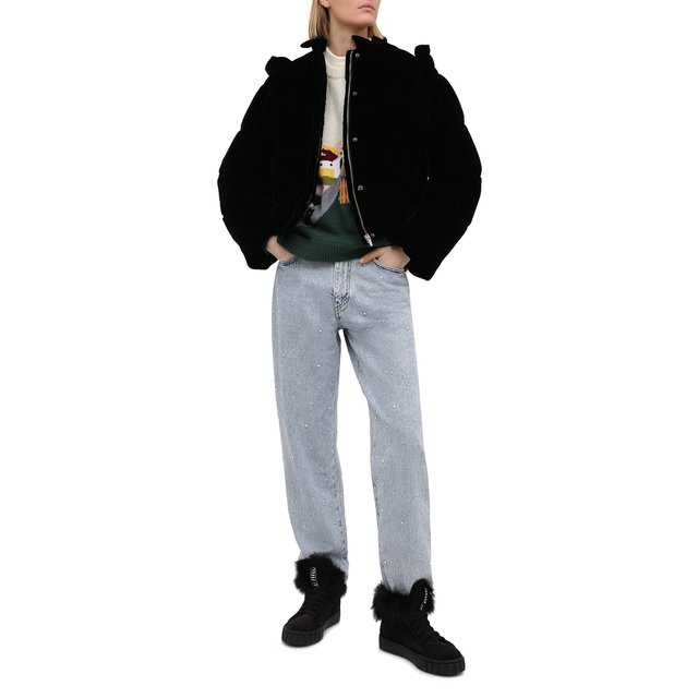 фото Замшевые кеды miu miu