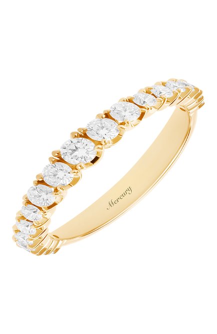 Женские кольцо MERCURY бесцветного цвета, арт. MR12881/RG/19RD | Фото 1 (Материал сплава: Розовое золото; Драгоценные камни: Бриллианты)