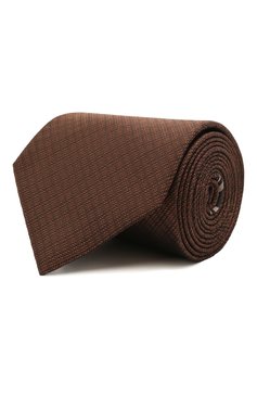 Мужской шелковый галстук BRIONI светло-коричневого цвета, арт. 062H00/P0484 | Фото 1 (Материал: Текстиль, Шелк; Принт: Без принта; Региональные ограничения белый список (Axapta Mercury): RU)