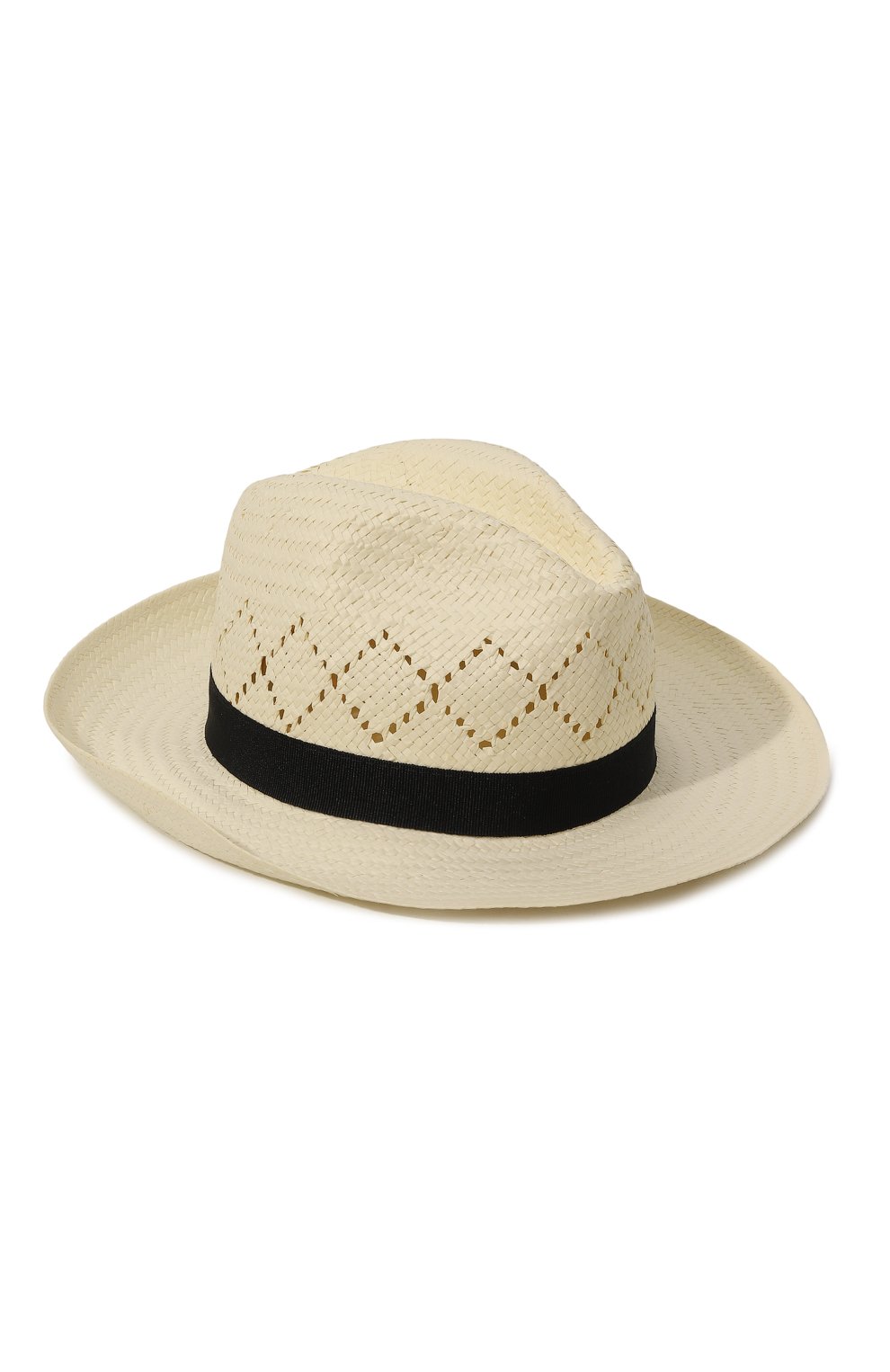 Женская шляпа COCCINELLE кремвого цвета, арт. E7 NVX 27 01 01 | Фото 3 (Материал сплава: Проставлено; Нос: Не проставлено; Материал: Растительное волокно)
