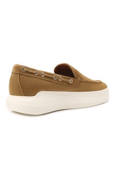 Мужские замшевые слипоны conley string GIUSEPPE ZANOTTI DESIGN бежевого цвета, арт. EU20007/003 | Фото 5 (Материал внутренний: Натуральная кожа; Материал внешний: Замша; Стили: Кэжуэл)
