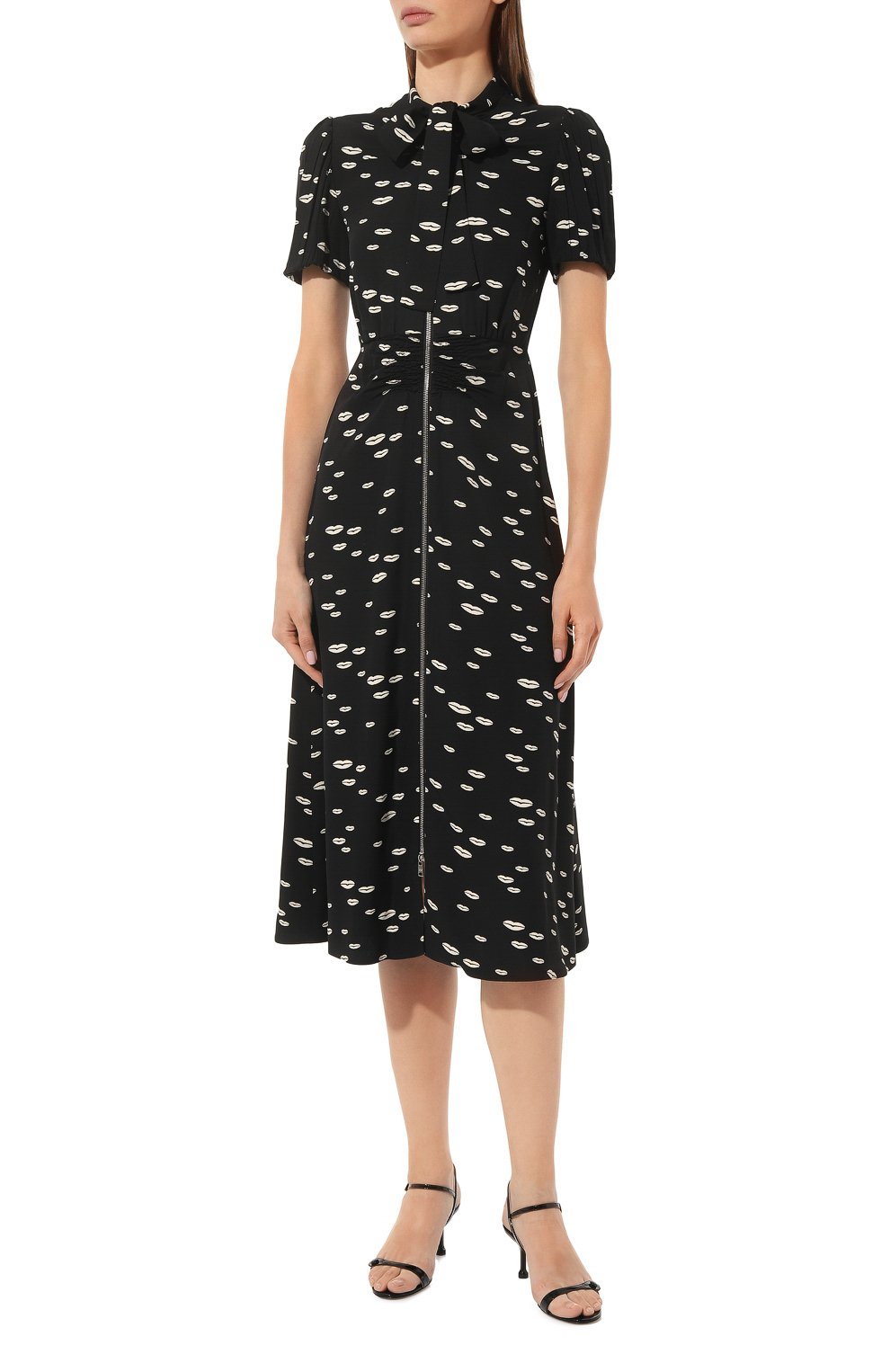 Платье из вискозы Prada  P3D16R-1YH1-F057Z-211 Фото 3