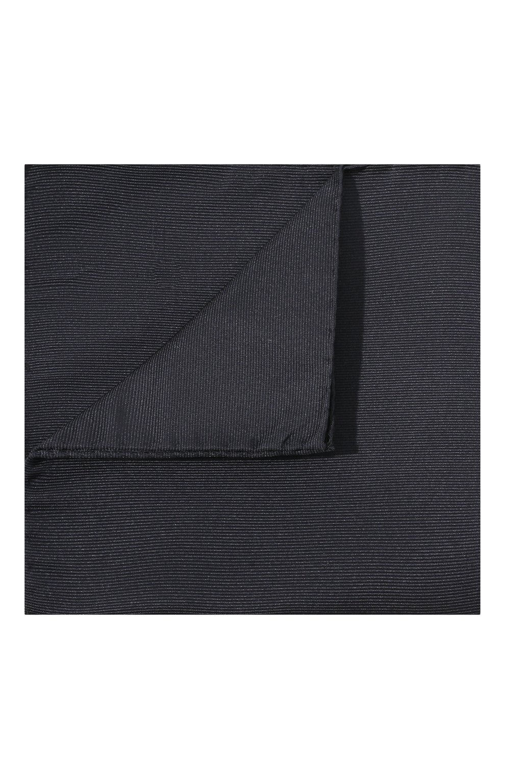 Мужской шелковый платок GIORGIO ARMANI темно-синего цвета, арт. 360023/8P999 | Фото 1 (Материал: Текстиль, Шелк; Статус проверки: Проверено, Проверена категория)