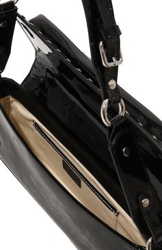 Женская сумка maddy BY FAR черного цвета, арт. 23CRMDDSBLPMED | Фото 5 (Сумки-технические: Сумки top-handle; Размер: medium; Материал: Натуральная кожа)