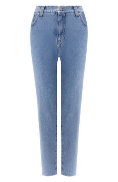 Женские укороченные джинсы TWO WOMEN IN THE WORLD голубого цвета, арт. TERRIE/UHMC7 | Фото 1 (Кросс-КТ: Деним; Длина (брюки, джинсы): Стандартные; Материал внешний: Хлопок; Статус проверки: Проверено, Проверена категория)