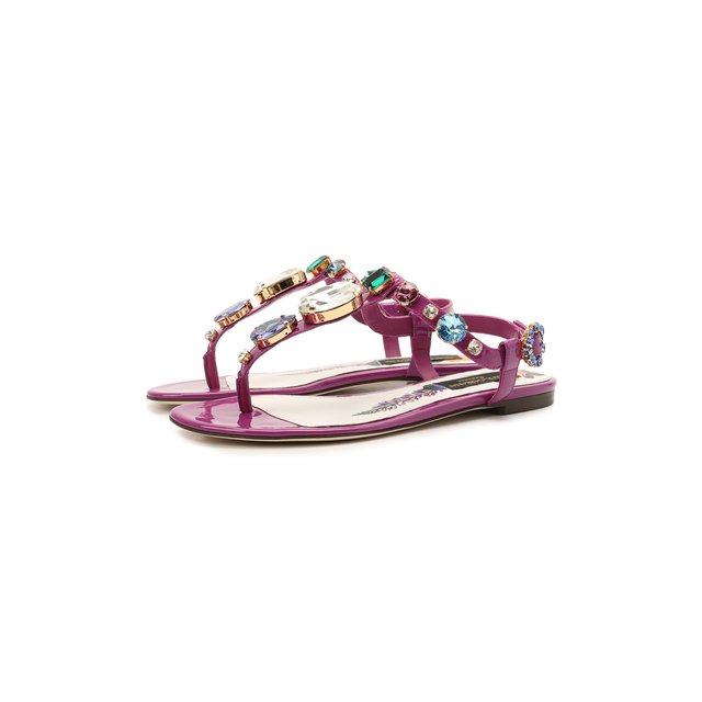 фото Кожаные сандалии devotion dolce & gabbana