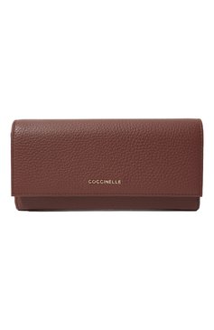 Женские кожаный кошелек COCCINELLE бордового цвета, арт. E2 MW5 11 03 01 | Фото 1 (Региональные ограничения белый список (Axapta Mercury): Не проставлено; Материал: Натуральная кожа; Материал сплава: Проставлено; Нос: Не проставлено)