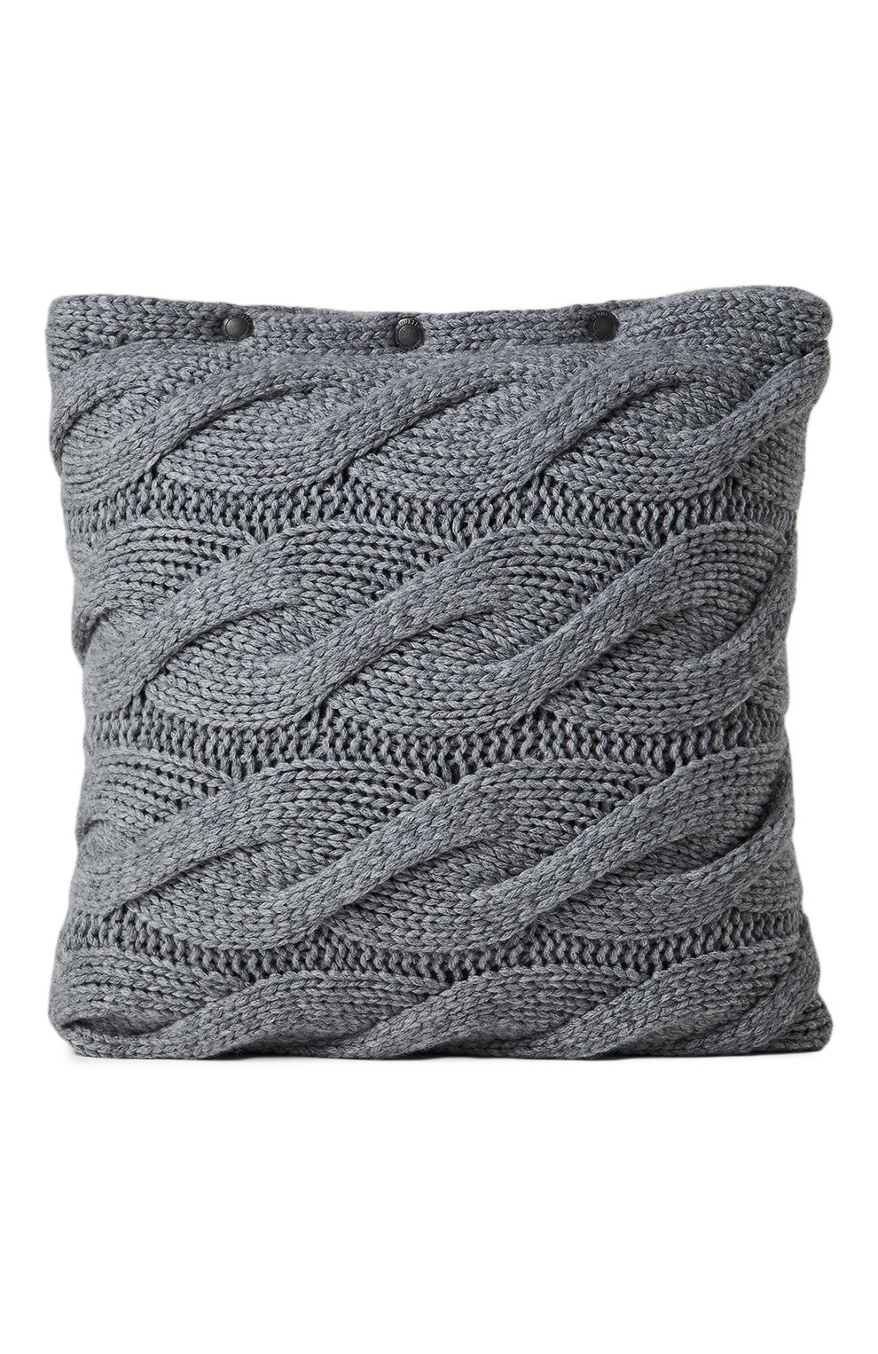 Декоративная подушка BRUNELLO CUCINELLI серого цвета, арт. ML523B4006 | Фото 1 (Региональные ограни чения белый список (Axapta Mercury): Не проставлено; Нос: Не проставлено)