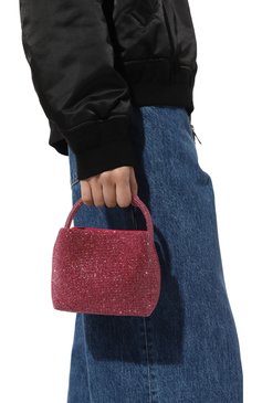 Женская сумка solene mini CULT GAIA розового цвета, арт. TH2545PS | Фото 2 (Сумки-технические: Сумки top-handle; Материал сплава: Проставлено; Размер: mini; Драгоценные камни: Проставлено; Материал: Экокожа)