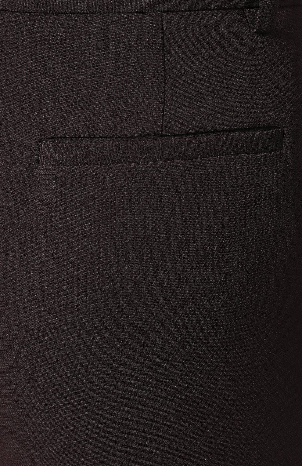 Женские брюки со стрелками THEORY коричневого цвета, арт. J1109202 | Фото 5 (Длина (брюки, джинсы): Стандартные; Женское Кросс-КТ: Брюки-одежда; Материал внешний: Синтетический материал; Силуэт Ж (брюки и джинсы): Прям�ые; Случай: Формальный; Статус проверки: Проверена категория)