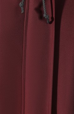 Женская куртка SUBTERRANEI бордового цвета, арт. I19subfw20-007 | Фото 5 (Кросс-КТ: Куртка, Ветровка; Рукава: Длинные; Длина (верхняя одежда): До середины бедра; Материал внешний: Синтетический материал; Статус проверки: Проверена категория)