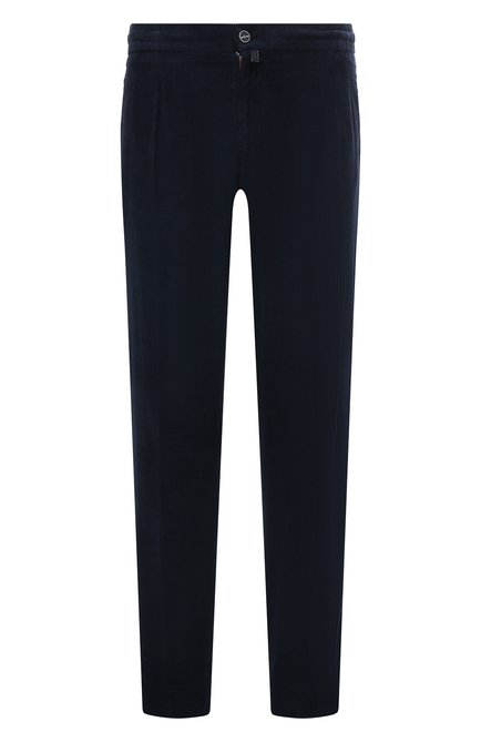 Мужские хлопковые брюки KITON темно-синего цвета по цене 139500 руб., арт. UP1LACJ0212C | Фото 1