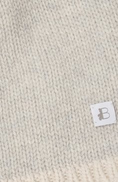 Детского кашемировая шапка BRUNELLO CUCINELLI серого цвета, арт. B1205L010 | Фото 3 (Материал: Текстиль, Кашемир, Шерсть; Материал сплава: Проставлено; Нос: Не проставлено)