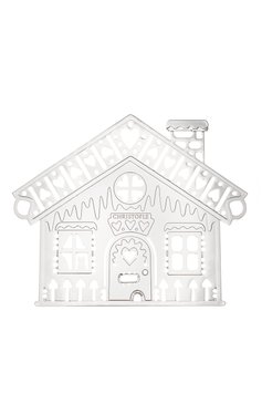 Елочное украшение пряничный домик CHRISTOFLE серебряного цвета, арт. 04254656 | Фото 2
