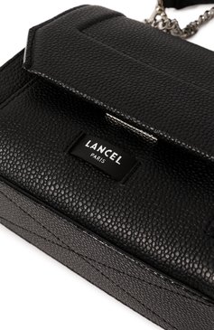 Жен ская сумка ninon s LANCEL черного цвета, арт. A09221 | Фото 3 (Сумки-технические: Сумки top-handle; Материал: Натуральная кожа)
