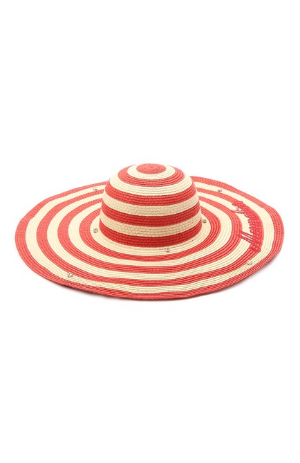 Детская шляпа MONNALISA красного цвета, арт. 997031 | Фото 1 (Региональные ограничения белый список (Axapta Mercury): RU)