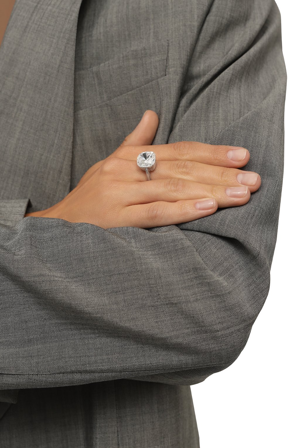 Женское кольцо vien BLUEJAY серебряного цвета, арт. BRI-VNC | Фото 2 (Регио нальные ограничения белый список (Axapta Mercury): Не проставлено; Нос: Не проставлено; Материал: Металл)