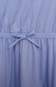 Детское хлопковое платье EMPORIO ARMANI голубого цвета, арт. 3K3A7F/2JQGZ | Фото 3 (Рукава: Короткие; Региональные ограничения белый список (Axapta Mercury): RU; Материал внешний: Хлопок; Девочки Кросс-КТ: Платье-одежда; Ростовка одежда: 10 - 11 лет | 140 - 146см, 13 - 15 лет | 158 см, 16 лет | 164 см, 4 года | 104 см, 5 лет | 110 см, 6 лет | 116 см, 7 лет | 122 см, 8 лет | 128 см, 9 лет | 134 см)