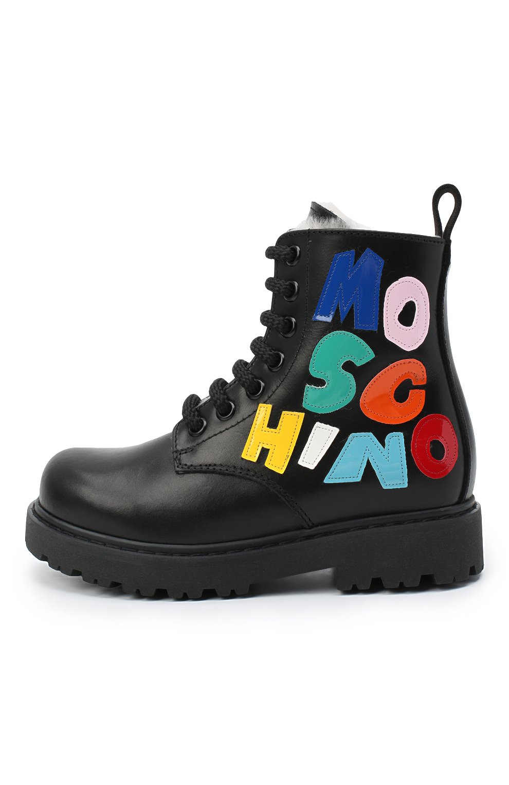 Кожаные ботинки Moschino 65760/RUNNER/28-35 Фото 2