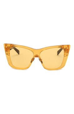 Женские солнцезащитные очки BALMAIN золотого цвета, арт. BPS-106C-150 | Фото 3 (Тип очков: С/з; Очки форма: Квадратные)
