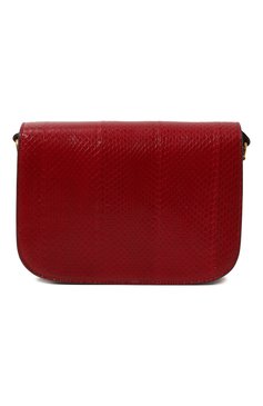 Женская сумка 1955 horsebit small из кожи змеи GUCCI красного цвета, арт. 602204 LYQ0G | Фото 6 (Сумки-технические: Сумки через плечо; Материал: Экзотическая кожа, Натуральная кожа; Ремень/цепочка: На ремешке; Размер: small)