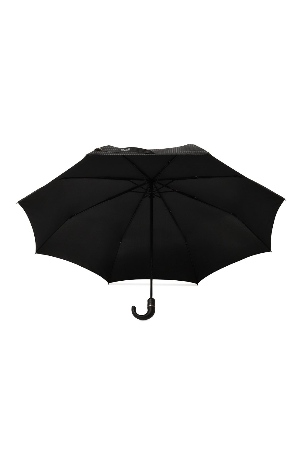 Мужской зонт MOSCHINO черного цвета, арт. 8509 T0PLESS | Фото 3 (Материал: Текстиль, Синтетический материал, Металл)