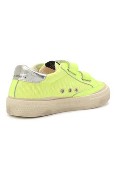 Мужского кеды superstar GOLDEN GOOSE DELUXE BRAND желтого цвета, арт. GYF00198.F001262 | Фото 3 (Мальчики Кросс-КТ: Обувь-низкие; Региональные ограничения белый список (Axapta Mercury): RU; Кросс-КТ: велькро)