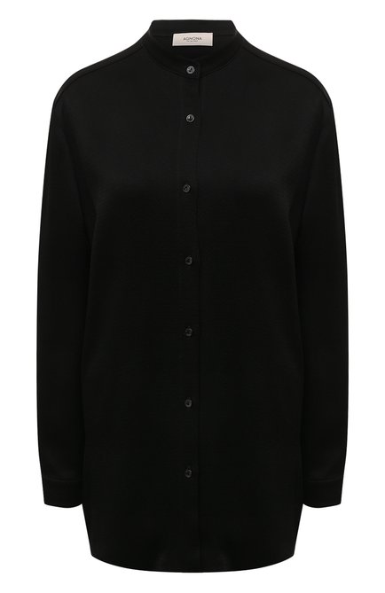 Женская рубашка AGNONA черного цвета по цене 161000 руб., арт. TD0602E/U5053E | Фото 1