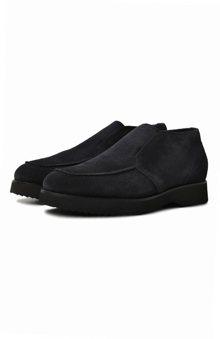 Мужские замшевые ботинки DOUCAL'S темно-синего цвета по цене 59950 руб., арт. DU3233DAK0UN024N | Фото 1