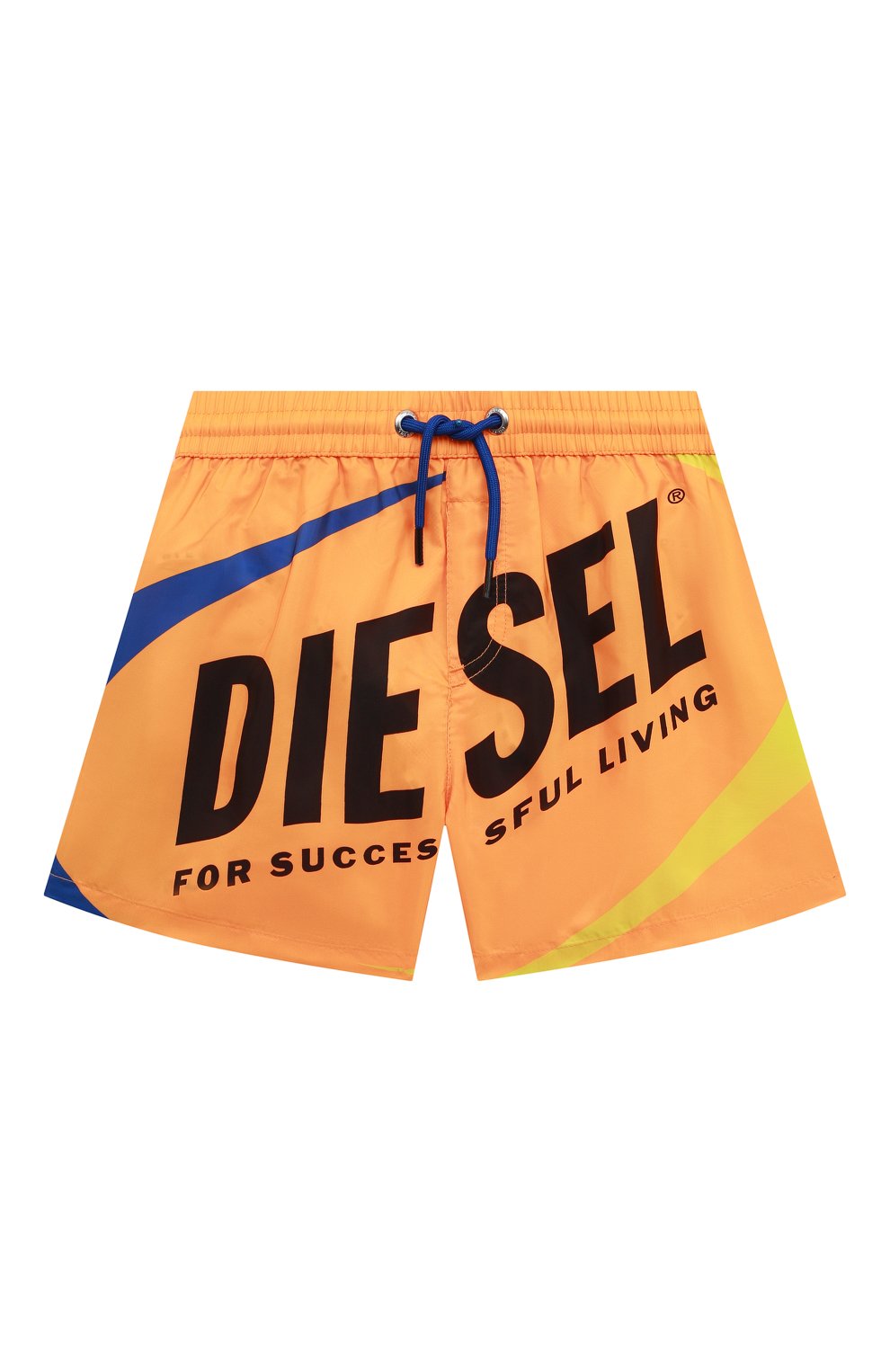 Детские плавки-шорты DIESEL оранжевого цвета, арт. J00699-0IBAZ | Фото 1 (Кросс-КТ: Пляж; Материал внешний: Синтетический материал; Ростовка одежда: 10 - 11 лет | 140 - 146см, 12 лет | 152 см, 13 - 15 лет | 158 см, 16 лет | 164 см, 4 года | 104 см, 6 лет | 116 см, 8 лет | 128 см)