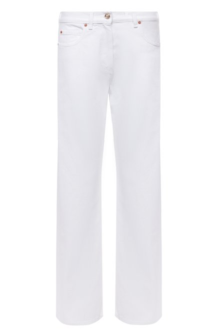 Женские джинсы VALENTINO белого цвета по цене 89950 руб., арт. VB3DD11H69F | Фото 1