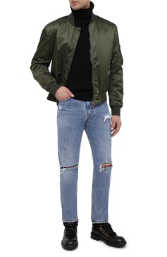 Мужские кожаные ботинки bernini DOLCE & GABBANA черного цвета, арт. A60326/AW952 | Фото 2 (Материал внешний: Кожа; Мужское Кросс-КТ: Хайкеры-обувь, Ботинки-обувь; Материал внутренний: Натуральная кожа; Региональные ограничения белый список (Axapta Mercury): RU; Материал сплава: Проставлено; Материал утеплителя: Без утеплителя; Драгоценные камни: Проставлено; Длина стельки: 25,3, 26,1, 26,5, 26,9, 27,3, 27,7, 28,1, 28,5, 28,9, 29,3, 30,1, 25,7; высота каблука: 4,4; толщина подошвы: 2,8; ширина носка стельки: 9,2)
