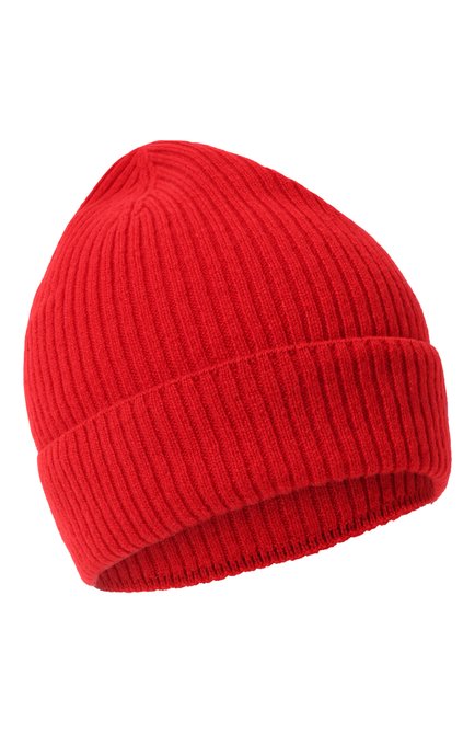 Мужская кашемировая шапка lyon CANOE красного цвета, арт. 4912220 | Фото 1 (Кросс-КТ: Трикотаж; Материал: Шерсть, Кашемир, Текстиль)