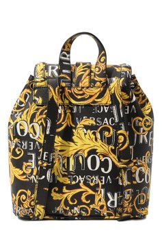 Женский рюкзак VERSACE JEANS COUTURE черного цвета, арт. 74VA4BF8/ZS597 | Фото 6 (Размер: medium; Материал: Экокожа; Стили: Кэжуэл)