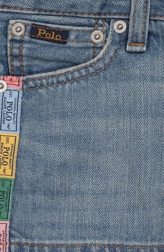 Детские джинсовые шорты POLO RALPH LAUREN голубого цвета, арт. 312783742 | Фото 3 (Кросс-КТ: Деним; Региональные ограничения белый список (Axapta Mercury): RU; Материал сплава: Проставлено; Нос: Не проставлено; Материал внешний: Хлопок; Девочки Кросс-КТ: Шорты-одежда; Ростовка одежда: 5 лет | 110 см, 6 лет | 116 см, 7 лет | 122 см)
