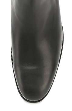 Мужские классические кожаные челси POLO RALPH LAUREN черного цвета, арт. 763/M0211/R0220 | Фото 4 (Материал внутренний: Натуральная кожа; Материал утеплителя: Без утеплителя; Статус проверки: Проверено, Проверена категория; Подошва: Плоская; Мужское Кросс-КТ: Сапоги-обувь, Челси-обувь)