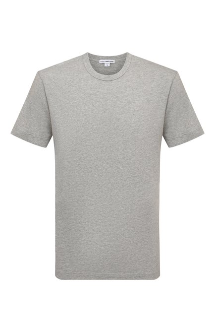 Мужская хлопковая футболка с круглым вырезом JAMES PERSE серого цвета по цене 9850 руб., арт. MHE3311 | Фото 1