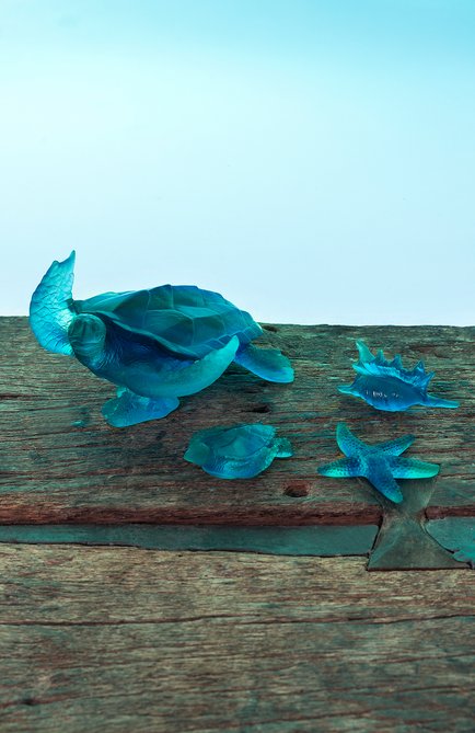 Скульптура ракушка coral sea DAUM синего цвета, арт. 05712 | Фото 2 (Инте�рьер_коллекция: Coral Sea)