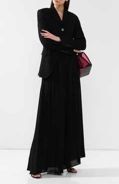 Женская юбка-макси ANN DEMEULEMEESTER черного цвета, арт. 1901-1750-P-124-099 | Фото 2 (Материал внешний: Вискоза; Статус проверки: Проверено, Проверена категория; Длина Ж (юбки, платья, шорты): Макси)