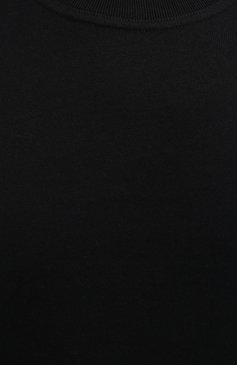 Мужская хлопковая футболка BOTTEGA VENETA черного цвета, арт. 649055/VF1U0 | Фото 5 (Принт: Без принта; Рукава: Короткие; Длина (для топов): Стандартные; Региональные ограничения белый список (Axapta Mercury): RU; Материал сплава: Проставлено; Материал внешний: Хлопок; Драгоценные камни: Проставлено; Стили: Минимализм)