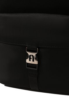 Женский рюкзак cosmo medium FURLA черного цвета, арт. MB00069/S50000 | Фото 3 (Размер: medium; Материал сплава: Проставлено; Материал: Текстиль; Драгоценные камни: Проставлено; Стили: Кэжуэл)